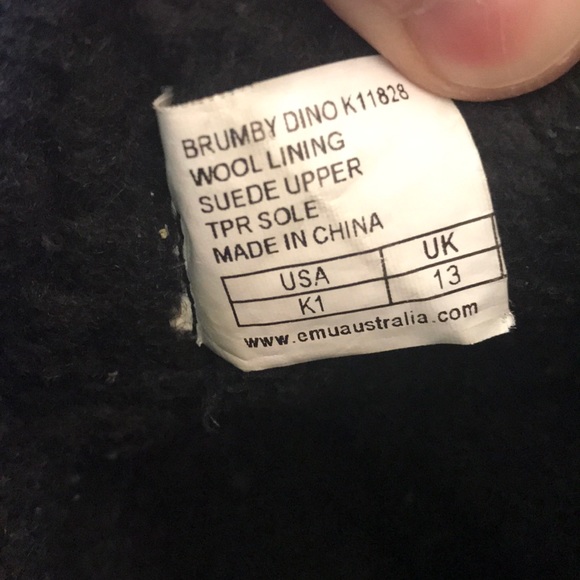 EMU GITD Dino Slipper Boots size 1 - Picture 6 of 13